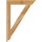 Ekena Millwork Traditional Traditional Rough Sawn Bracket, Western Red Cedar, 4"W x 28"D x 40"H BKT04X28X40TRA01RWR - alternate 3